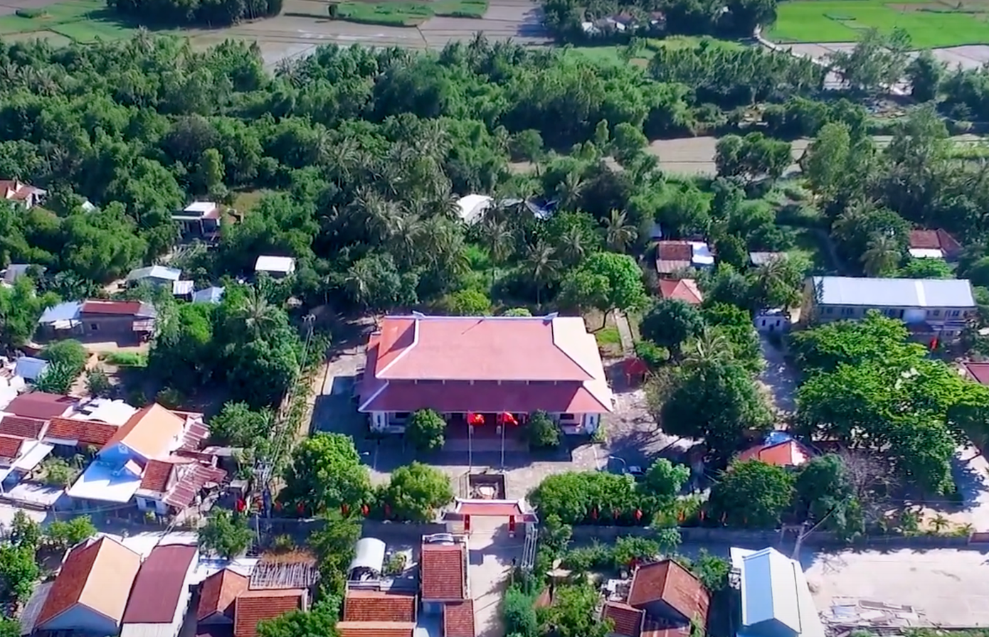 Toàn cảnh di tích Thành An Thổ nhìn từ trên cao. Ảnh: CÔNG HOAN.