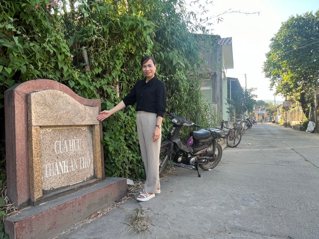 Dấu tích cửa hữu Thành An Thổ còn lại đến ngày nay. Ảnh CÔNG HOAN.