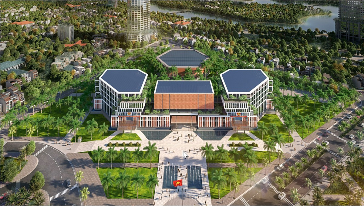 Phối cảnh các toà nhà trụ sở 3 cơ quan chủ chốt tỉnh Khánh Hòa.