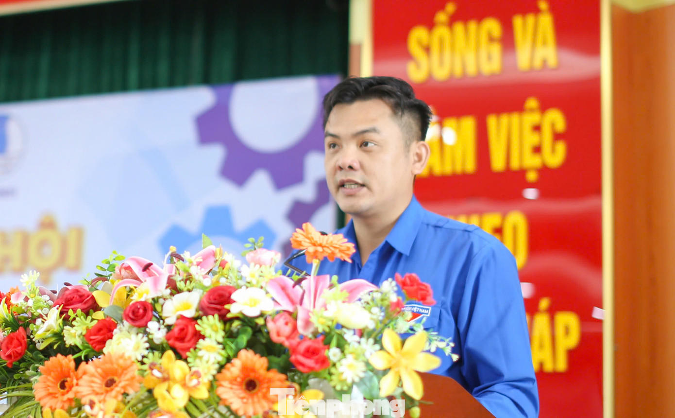 Anh Phạm Hồng Hiệp - Phó Bí thư Tỉnh Đoàn, Chủ tịch Hội LHTN Việt Nam tỉnh Bình Định. Ảnh: Trương Định