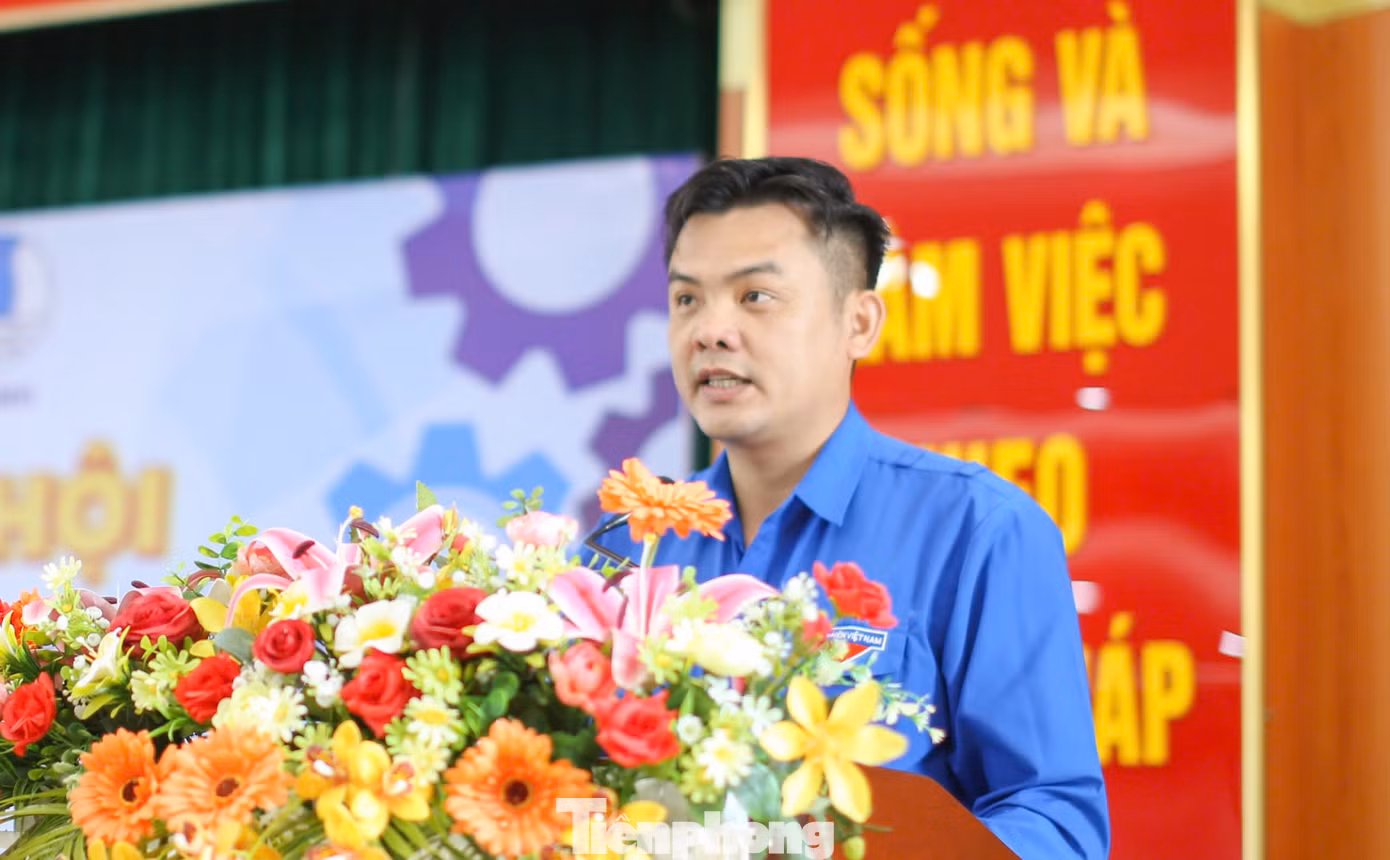 Anh Phạm Hồng Hiệp - Phó Bí thư Tỉnh Đoàn, Chủ tịch Hội LHTN Việt Nam tỉnh Bình Định. Ảnh: Trương Định