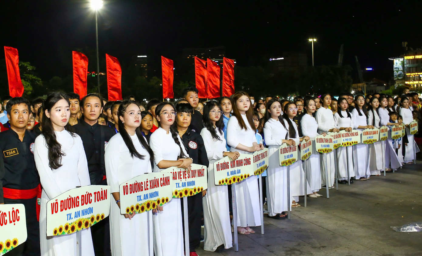 Các võ đường tham gia. Ảnh: A.D