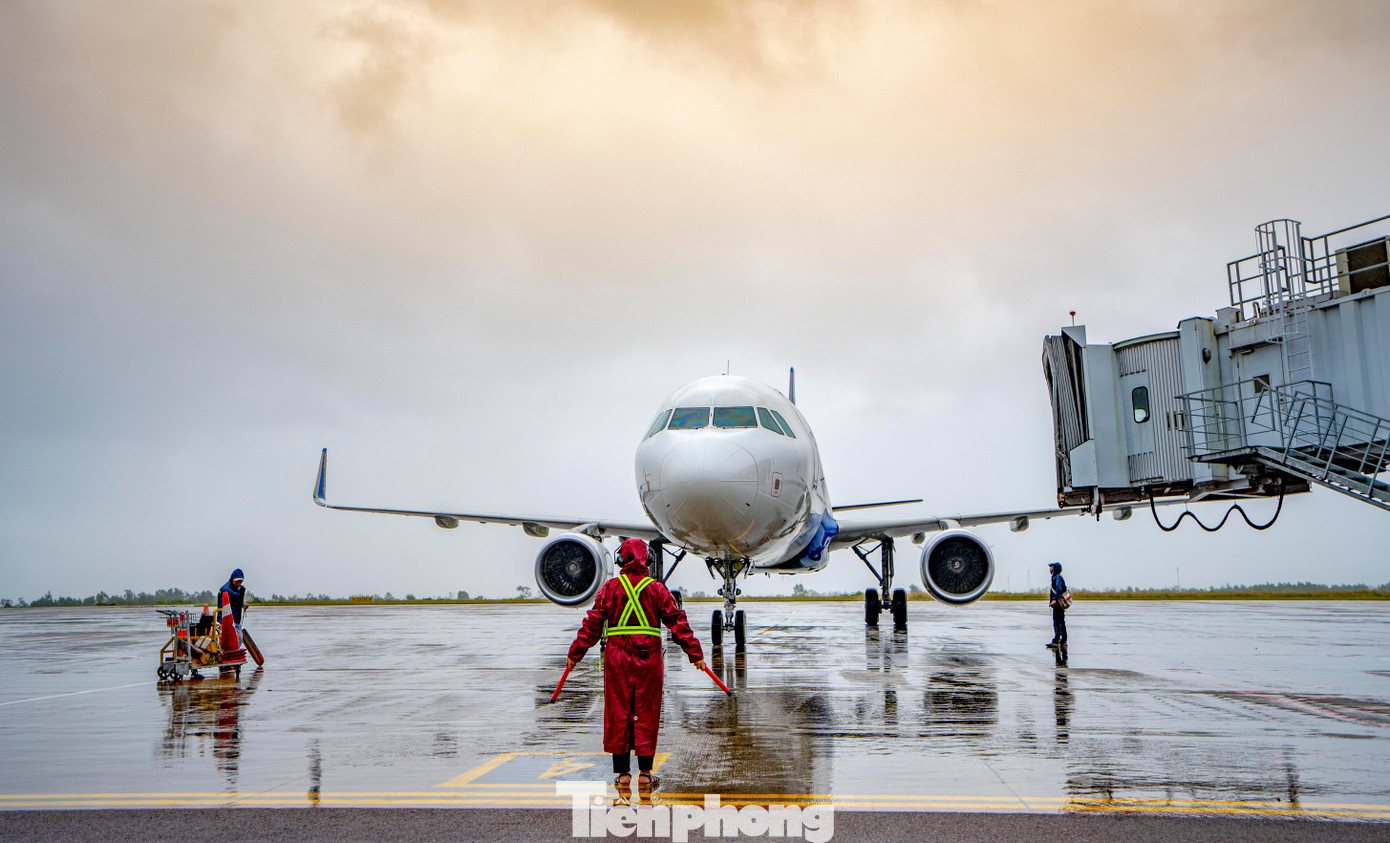 Quy hoạch đến năm 2050, sân bay Phù Cát có 20 vị trí đỗ máy bay. (Ảnh: Dũng Nhân).