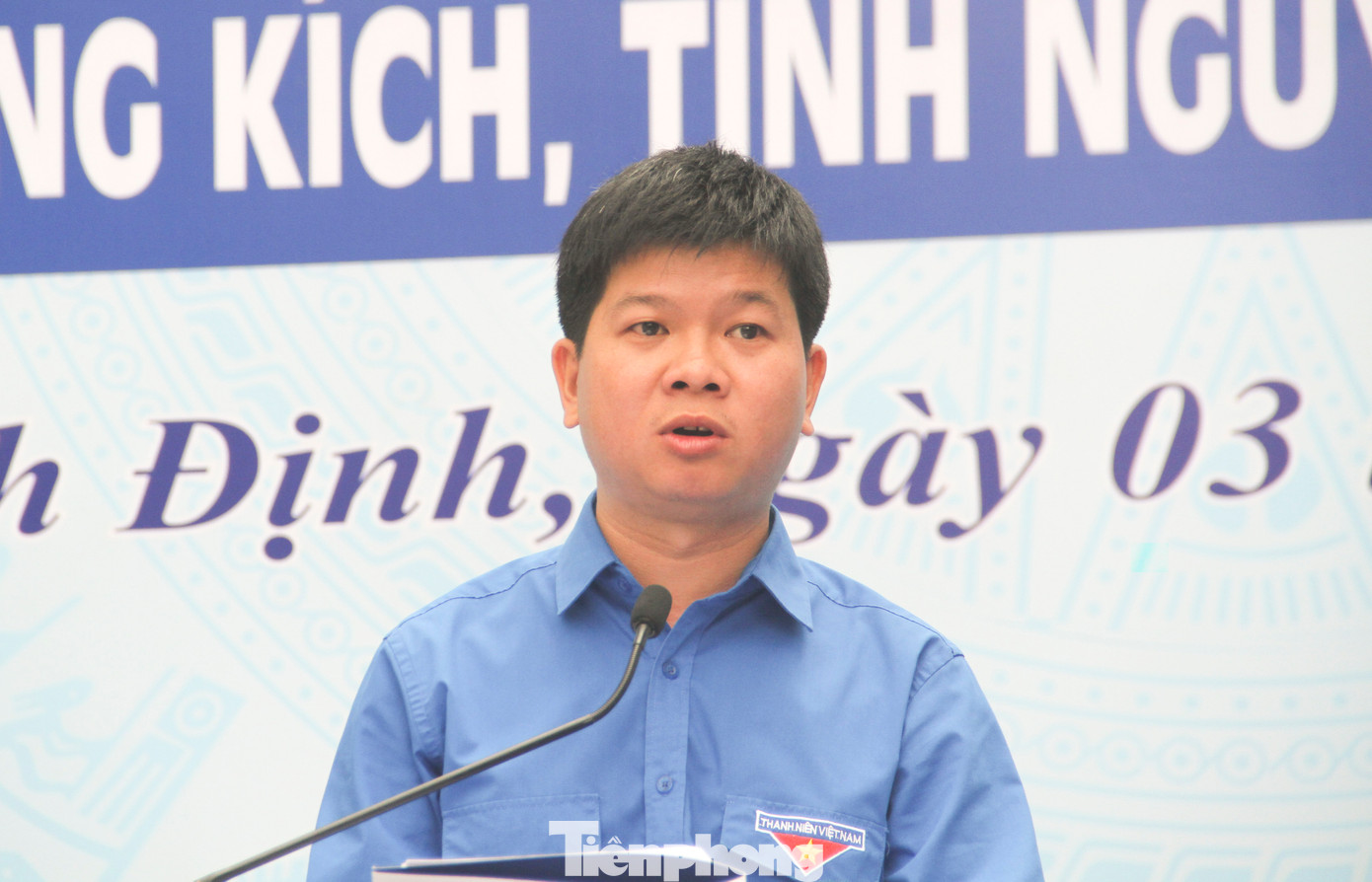 Anh Lý Anh Việt - Phó Bí thư Tỉnh Đoàn Bình Định. Ảnh: Trương Định