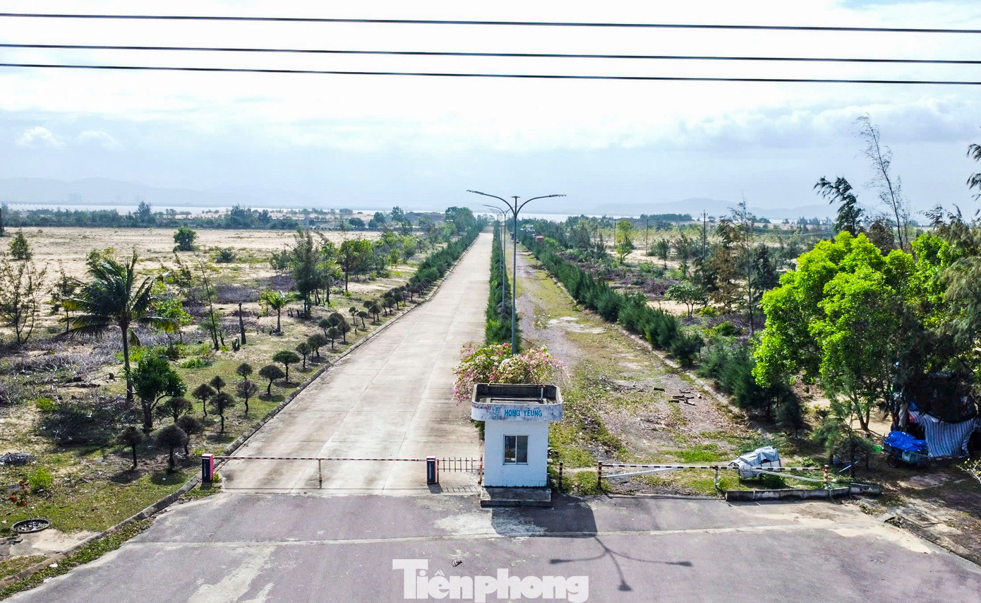 Với thực trạng trên, UBND tỉnh Bình Định đã có văn bản xin ý kiến Bộ Công an về việc thu hồi đất dự án này do vi phạm luật đất đai. Ảnh: Trương Định.