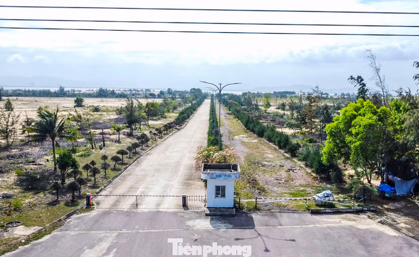 Với thực trạng trên, UBND tỉnh Bình Định đã có văn bản xin ý kiến Bộ Công an về việc thu hồi đất dự án này do vi phạm luật đất đai. Ảnh: Trương Định.