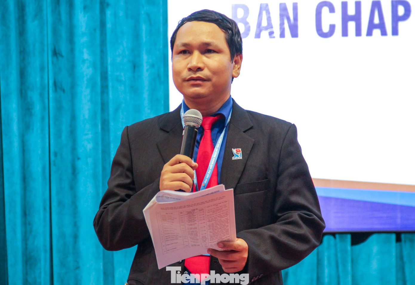 Anh Hà Duy Trung - Bí thư Tỉnh Đoàn Bình Định khóa XIII, tái đắc cử Bí thư Tỉnh Đoàn khóa XIV nhiệm kỳ 2022 - 2027.