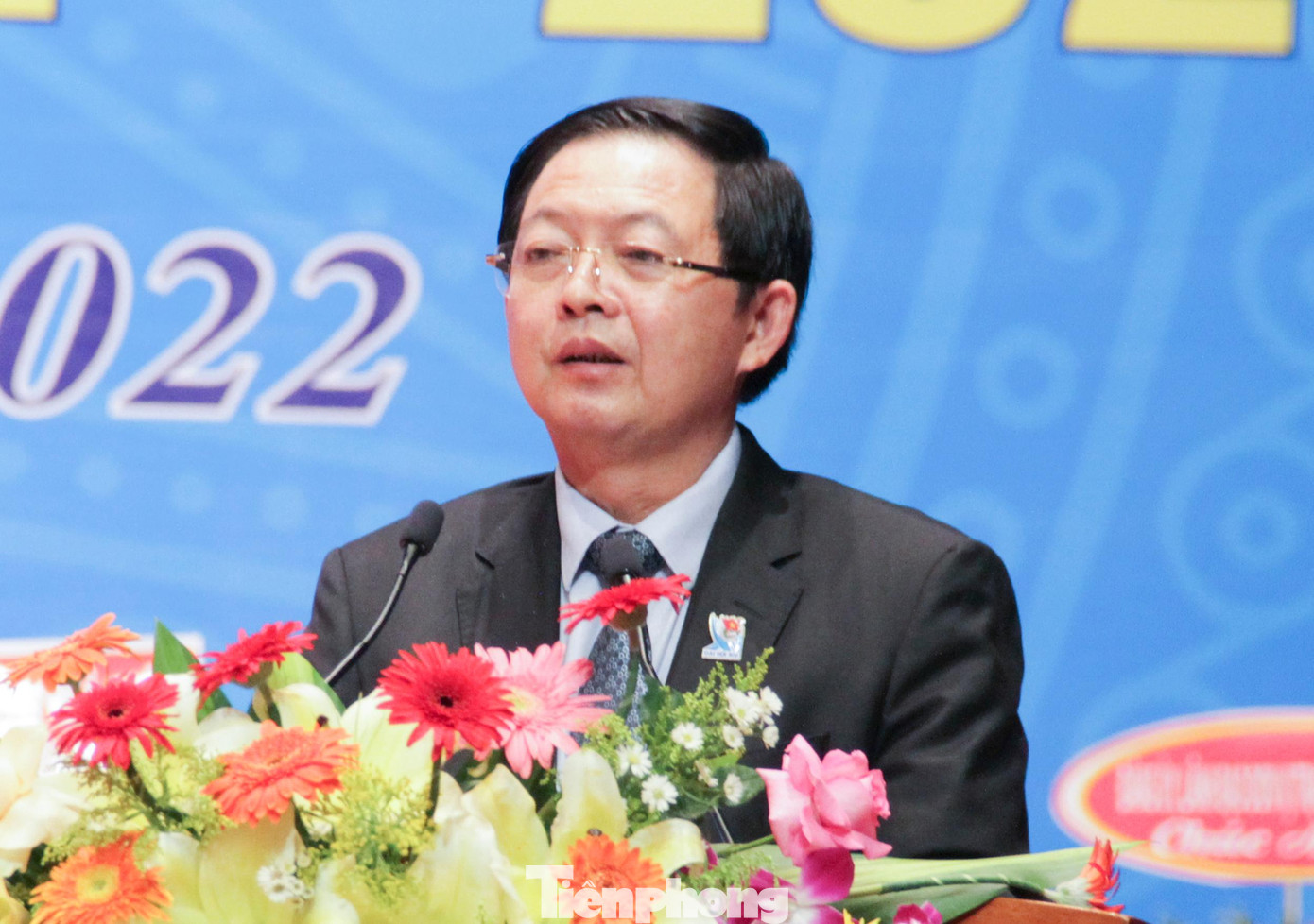 Bí thư Tỉnh ủy Bình Định Hồ Quốc Dũng phát biểu tại Đại hội.