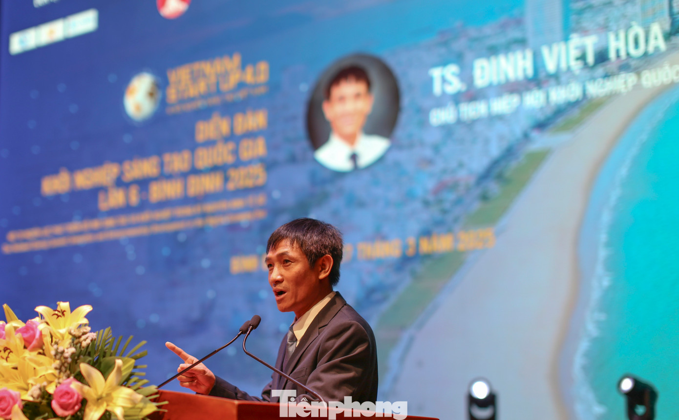 TS. Đinh Việt Hòa - Chủ tịch Hiệp hội khởi nghiệp quốc gia. Ảnh: Trương Định. TS. Đinh Việt Hòa - Chủ tịch Hiệp hội khởi nghiệp quốc gia. Ảnh: Trương Định.