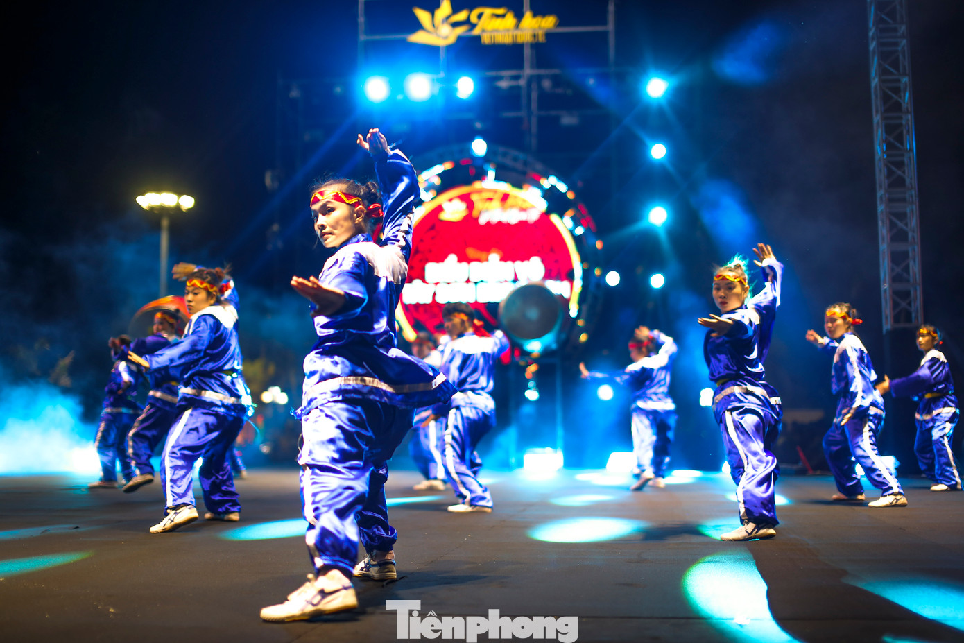 Trình diễn võ thuật tại chương trình. Ảnh: Trương Định Trình diễn võ thuật tại chương trình. Ảnh: Trương Định