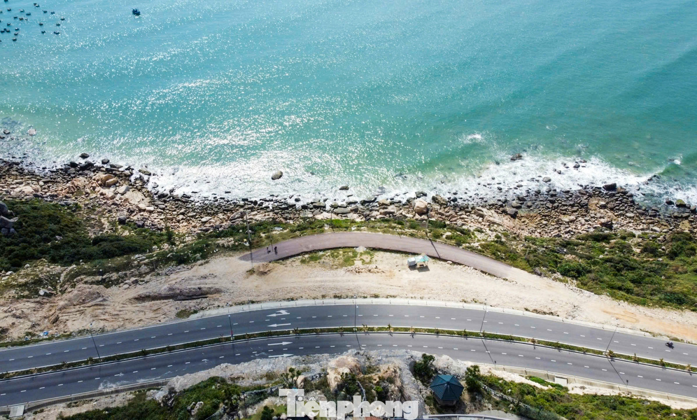 Theo TS. Trần Du lịch, đường ven biển tỉnh Bình Định làm tương đối tốt. Ảnh: A.Q. Theo TS. Trần Du lịch, đường ven biển tỉnh Bình Định làm tương đối tốt. Ảnh: A.Q.