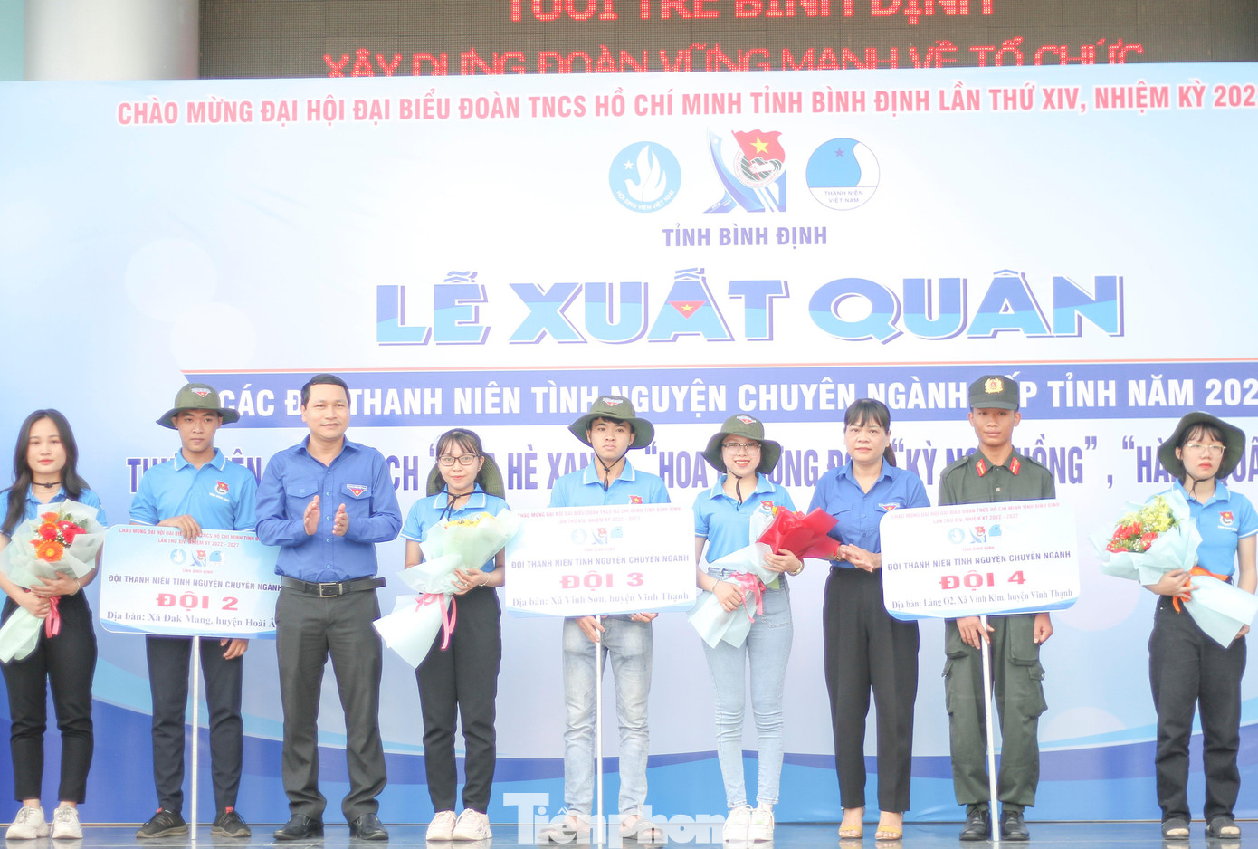 Lễ xuất quân các đội TNTN chuyên ngành cấp tỉnh năm 2022. Ảnh: Trương Định