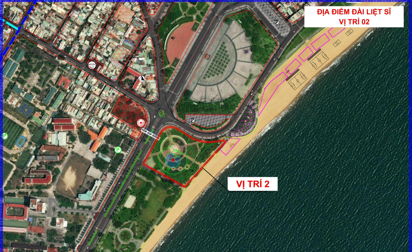 Điểm số 2 được đề xuất. Ảnh: Sở Xây dựng Bình Định