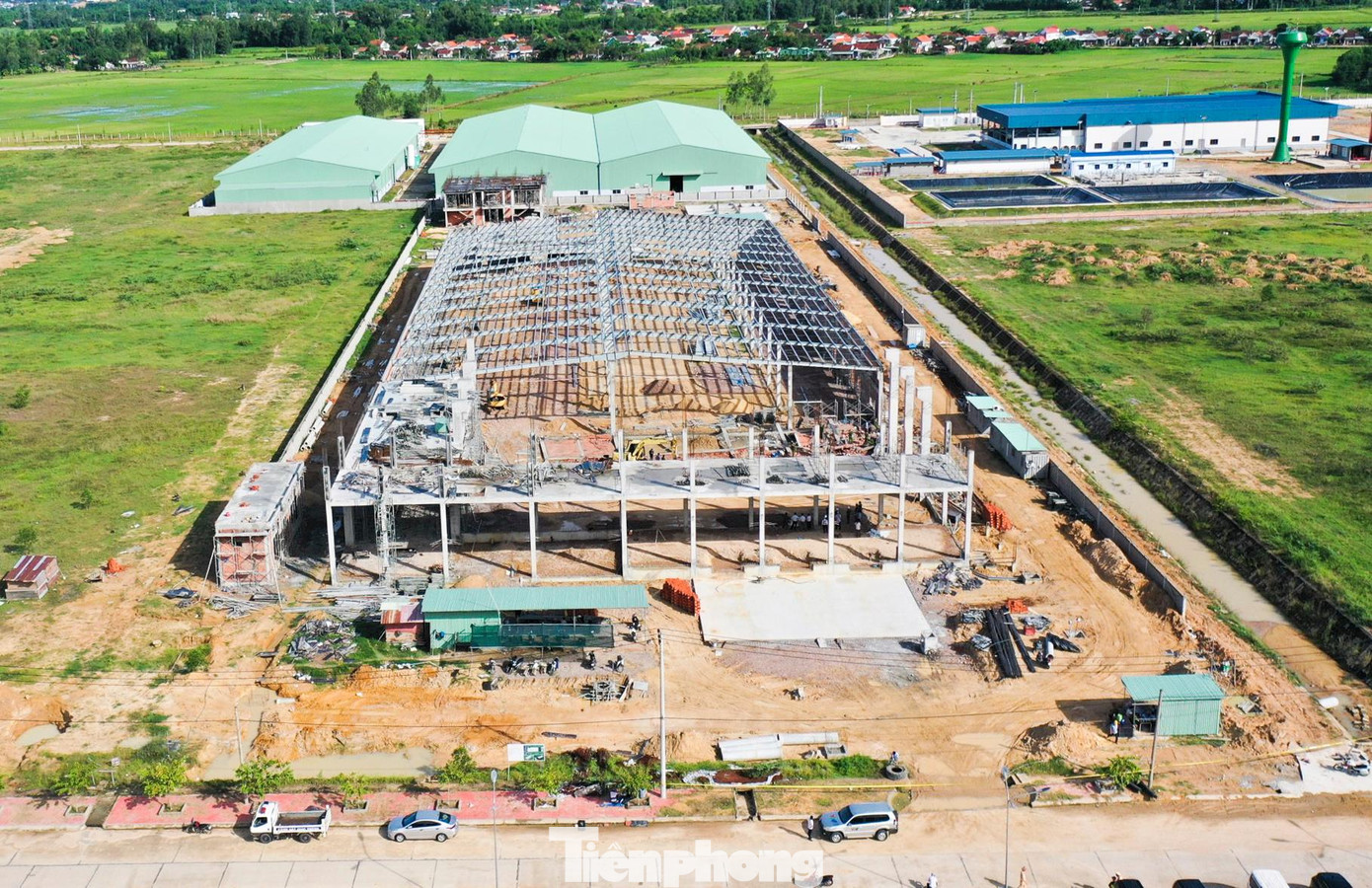 Dự án Nhà máy chế biến thực phẩm - Công ty Savvy Seafood Việt Nam. Ảnh: Trương Định Dự án Nhà máy chế biến thực phẩm - Công ty Savvy Seafood Việt Nam. Ảnh: Trương Định