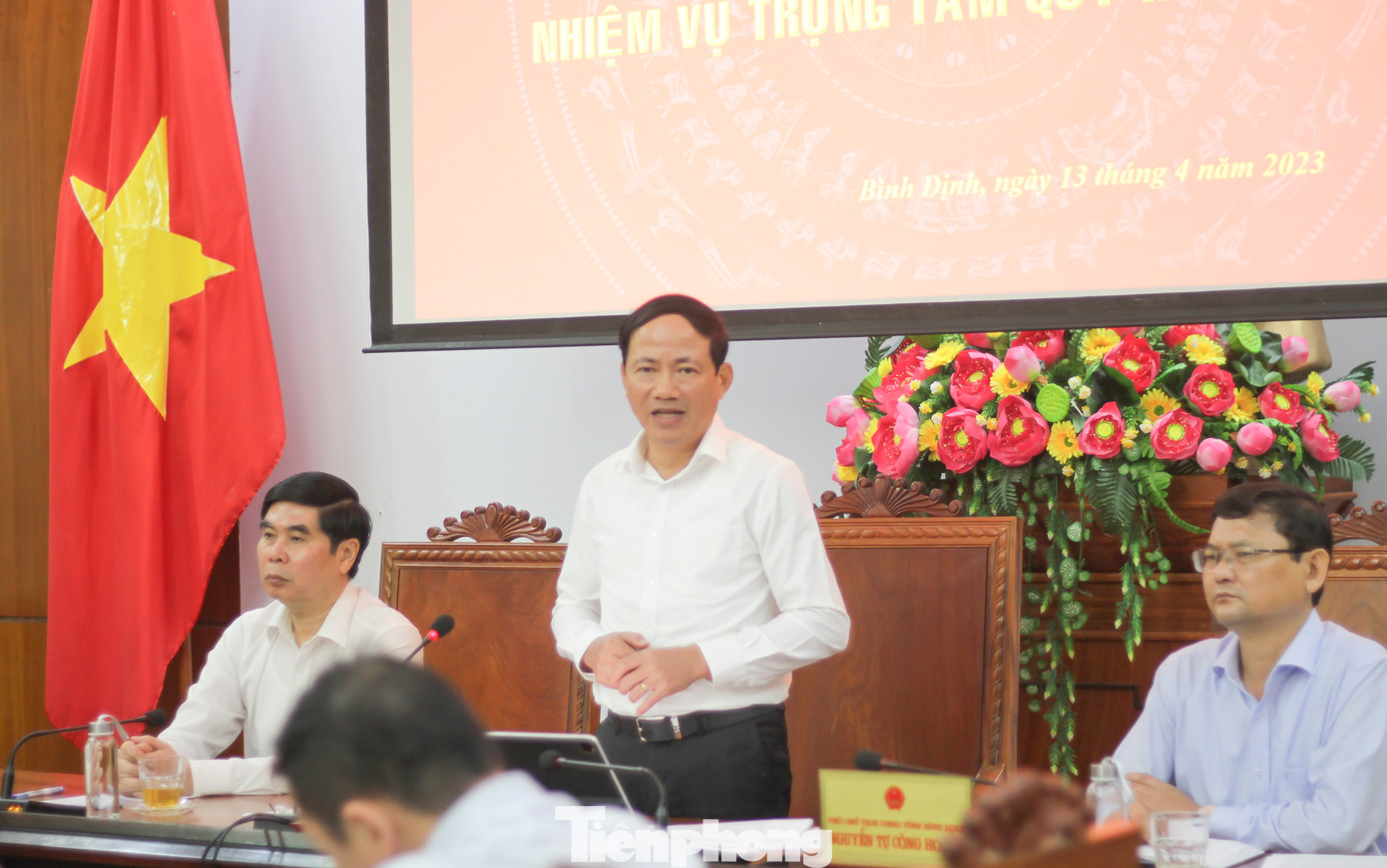 Chủ tịch UBND tỉnh Bình Định Phạm Anh Tuấn (Ảnh: Trương Định). Chủ tịch UBND tỉnh Bình Định Phạm Anh Tuấn (Ảnh: Trương Định).