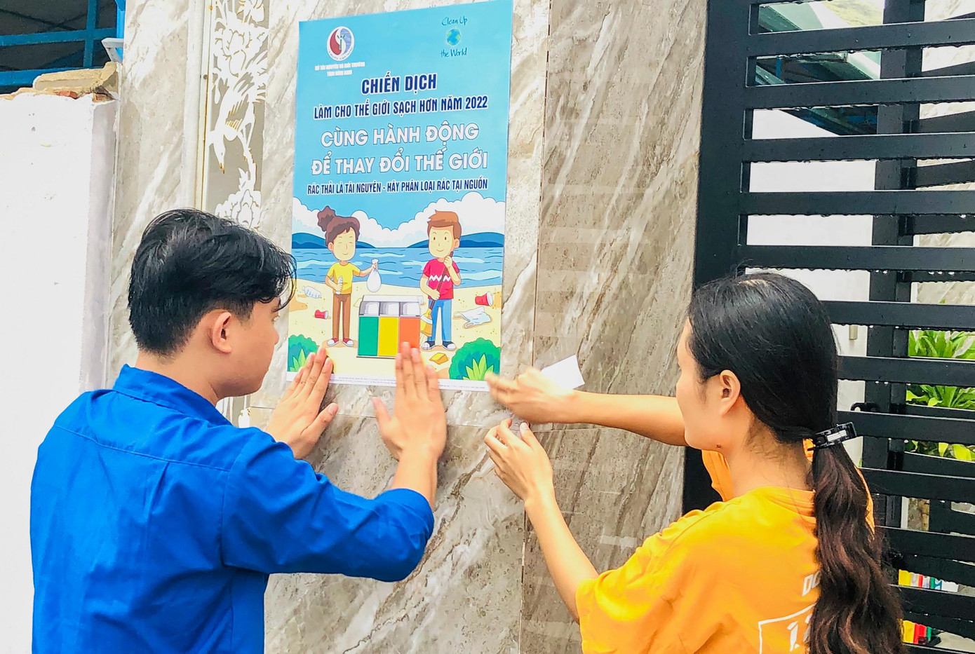 Tuyên truyền bảo vệ môi trường.