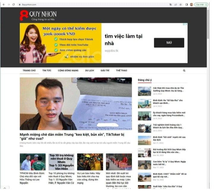 Bình Định đề nghị hỗ trợ chặn truy cập website “lậu” đăng tải nhiều bài viết về tỉnh. Bình Định đề nghị hỗ trợ chặn truy cập website “lậu” đăng tải nhiều bài viết về tỉnh.