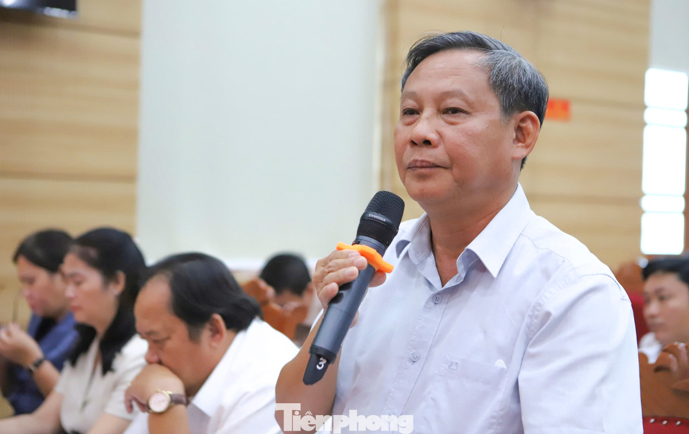 Ông Phạm Trương - Bí thư Thị ủy Hoài Nhơn. Ảnh: Trương Định. Ông Phạm Trương - Bí thư Thị ủy Hoài Nhơn. Ảnh: Trương Định.