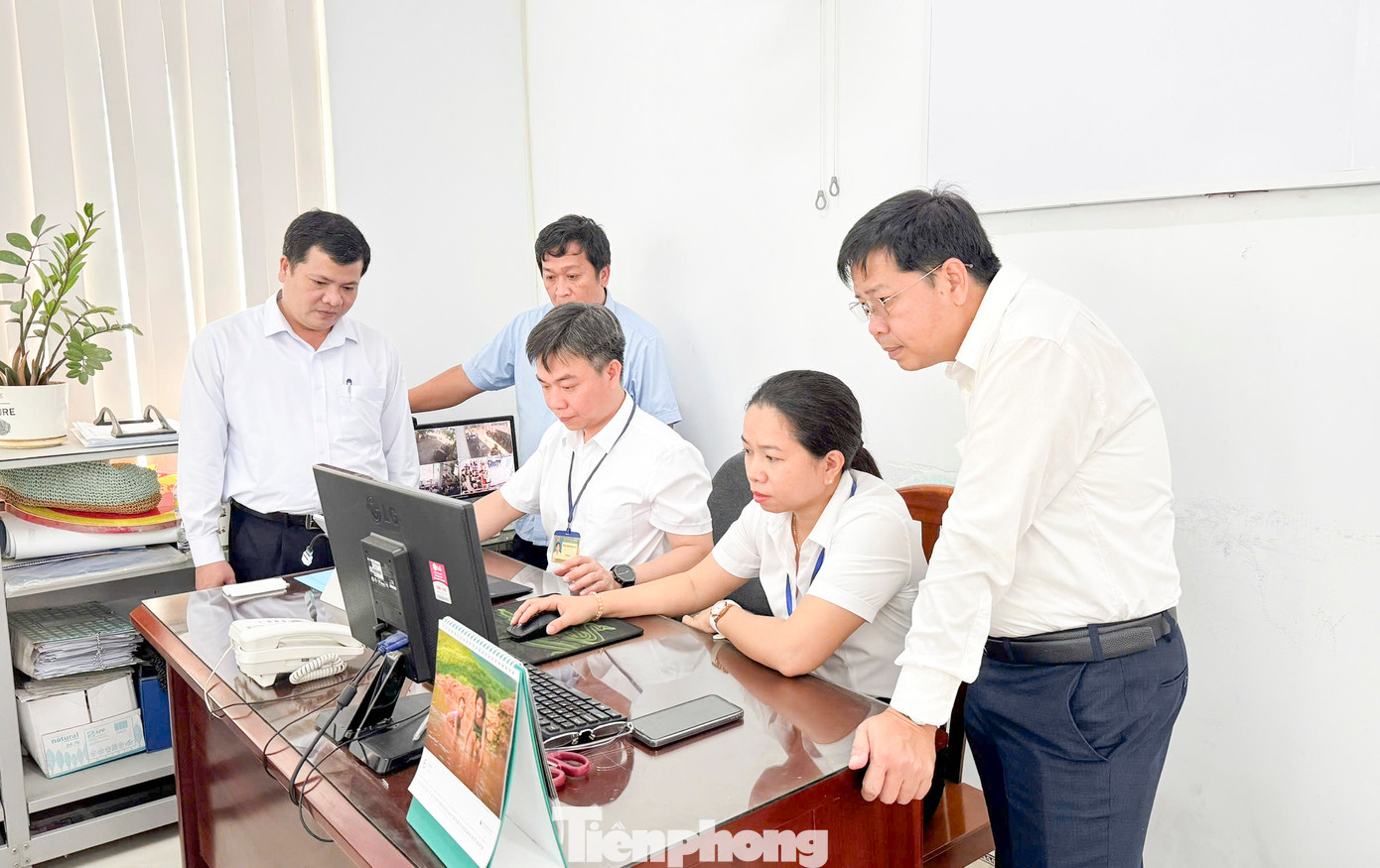 Kiểm tra, giám sát tại xã Hoài Ân.