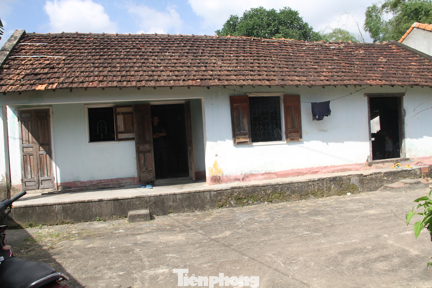 Căn nhà gia đình ông Tra. Ảnh: Trương Định