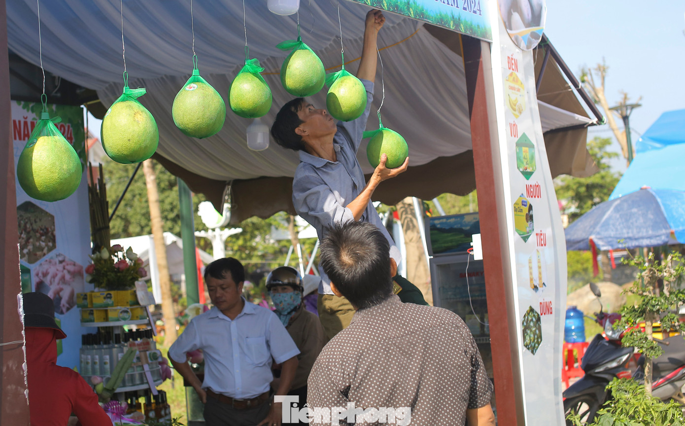 Hoài Ân là một huyện trung du, thuần nông, được thiên nhiên ưu đãi với điều kiện khí hậu, thổ nhưỡng thuận lợi. Được bao bọc bởi hai dòng sông Kim Sơn và An Lão cùng 23 công trình hồ chứa nước, là điều kiện và nền tảng vững chắc để phát triển nông nghiệp toàn diện, nhất là các loại cây ăn quả và chăn nuôi gia súc, gia cầm. Ảnh: Trương Định