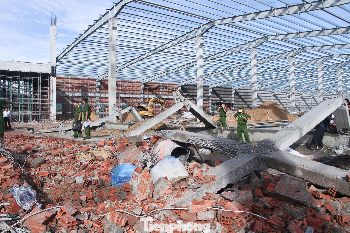 Hiện trường sự việc. Ảnh: Trương Định