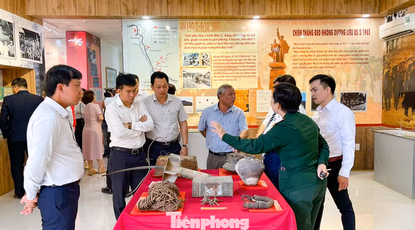 Một góc triển lãm. Ảnh: Trường Định.