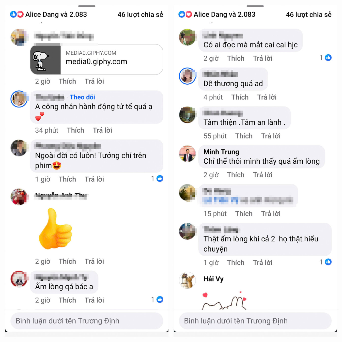 Hành động của anh công nhân cũng như lời tin nhắn của chủ xe nhận được nhiều lời khen.