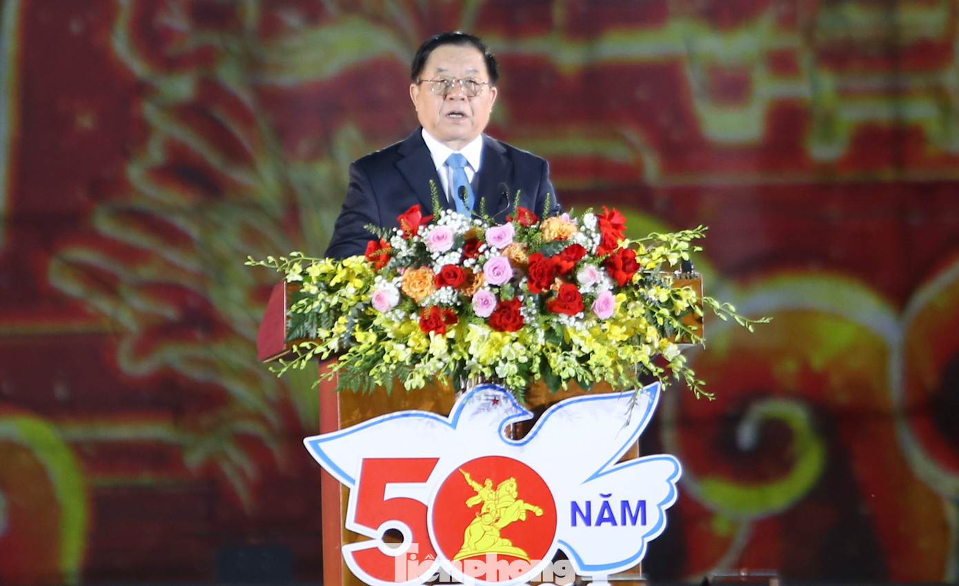 Trưởng Ban Tuyên giáo và Dân vận Trung ương Nguyễn Trọng Nghĩa phát biểu tại buổi lễ. Ảnh: Trương Định Trưởng Ban Tuyên giáo và Dân vận Trung ương Nguyễn Trọng Nghĩa phát biểu tại buổi lễ. Ảnh: Trương Định