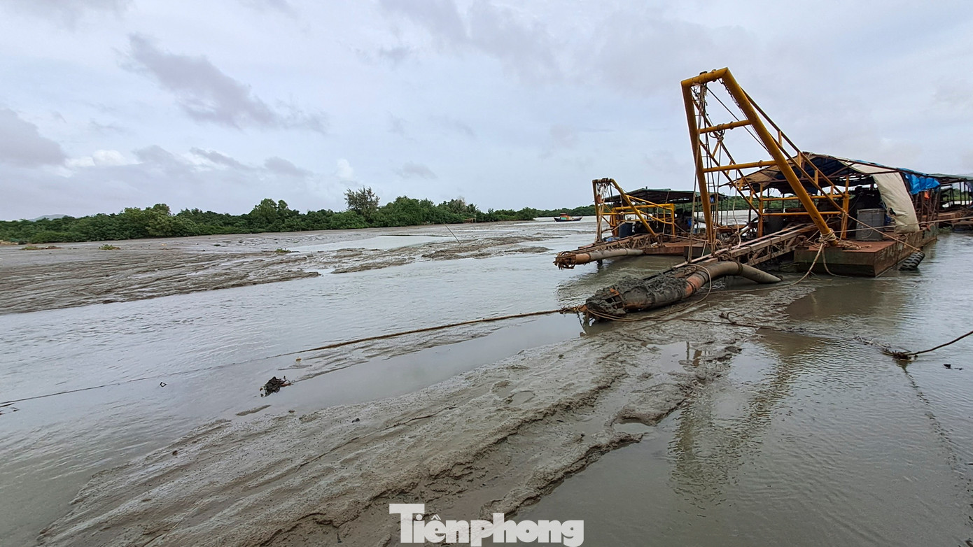 Bà Hà Thị Thanh Hương, Phó giám đốc Sở TN&amp;MT tỉnh Bình Định cho hay, sau khi người dân và dư luận phản ánh thì đơn vị đã thành lập đoàn công tác để kiểm tra hiện trường. Nguyên nhân ban đầu xác định có liên quan việc thi công nạo vét bùn của Dự án đầu tư xây dựng nâng cấp bến số 1 – Cảng Quy Nhơn của Công ty CP Cảng Quy Nhơn và Công ty TNHH Phú Gia Riverside tiếp nhận vật chất. (Ảnh: Trương Định)