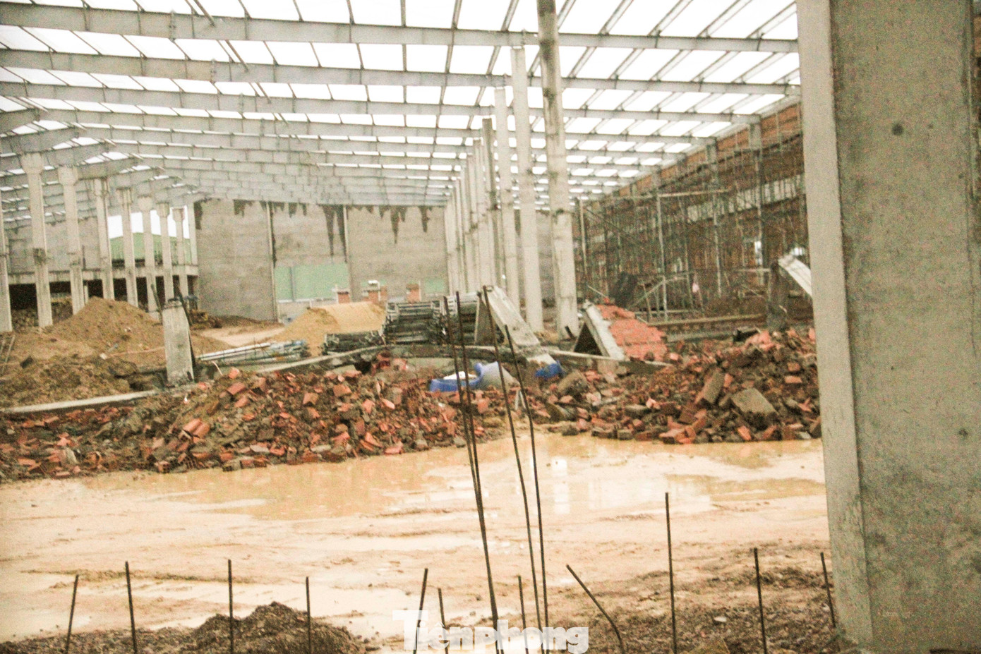 Hiện trường vụ việc. Ảnh: Trương Định Hiện trường vụ việc. Ảnh: Trương Định