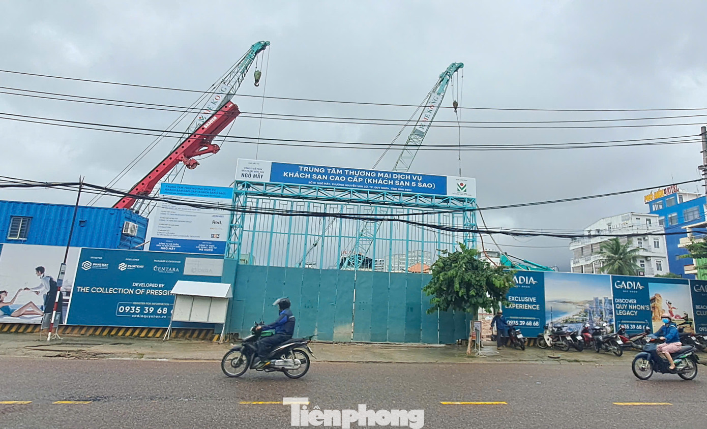 Dự án tại 01 Ngô Mây nhà đầu tư đang triển khai. Ảnh: Trương Định.