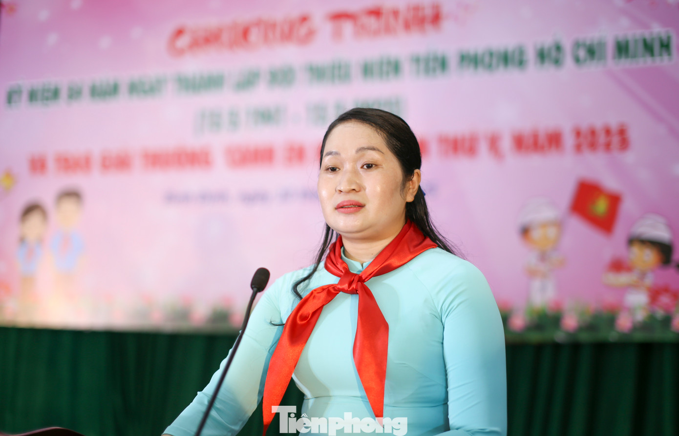 Chị Huỳnh Thị Thanh Nguyệt phát biểu tại chương trình. Ảnh: Trương Định