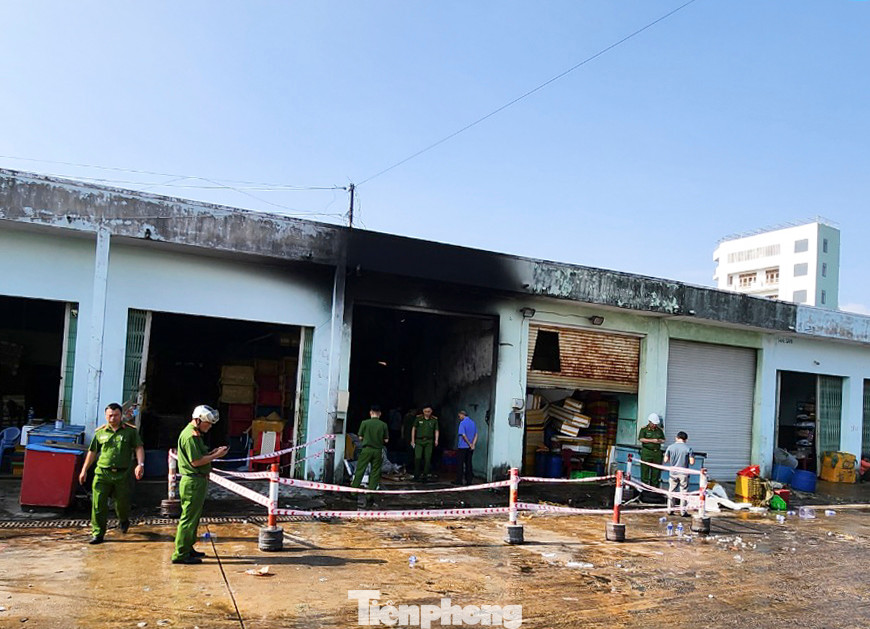 Hiện trường vụ cháy.