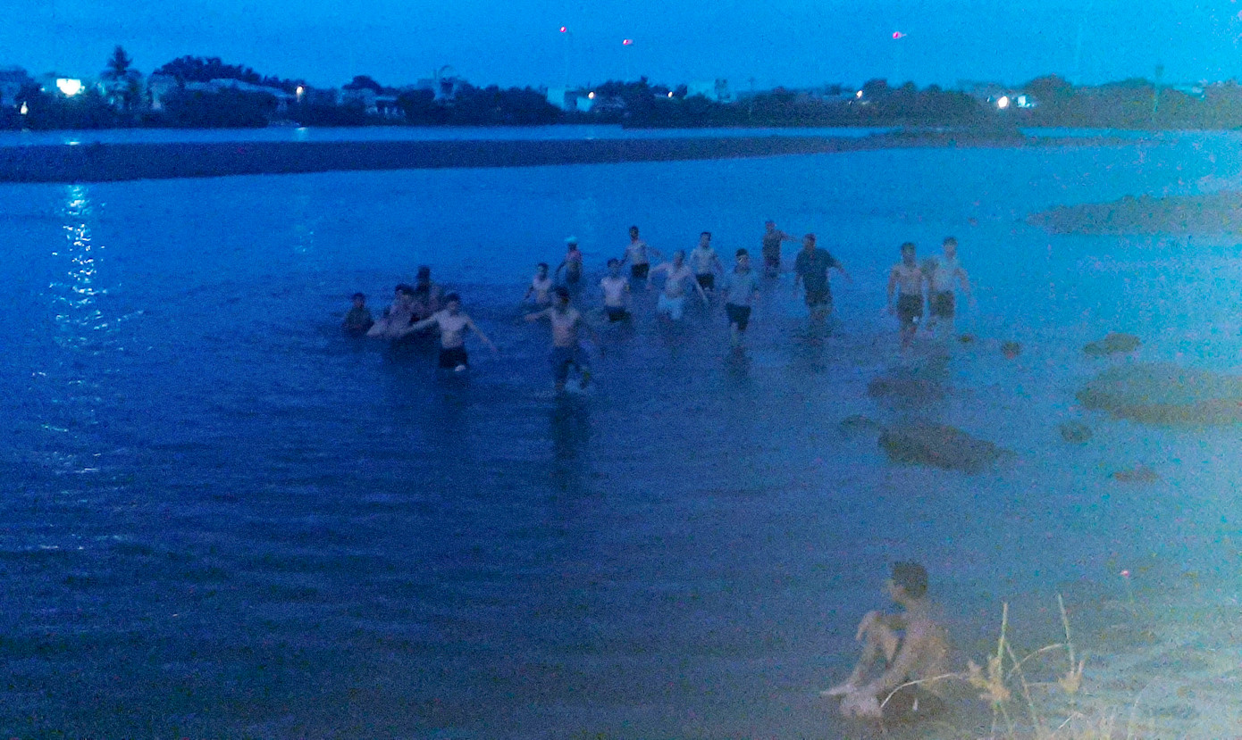 Khu vực xảy ra vụ đuối nước. Ảnh: Xuân Thức