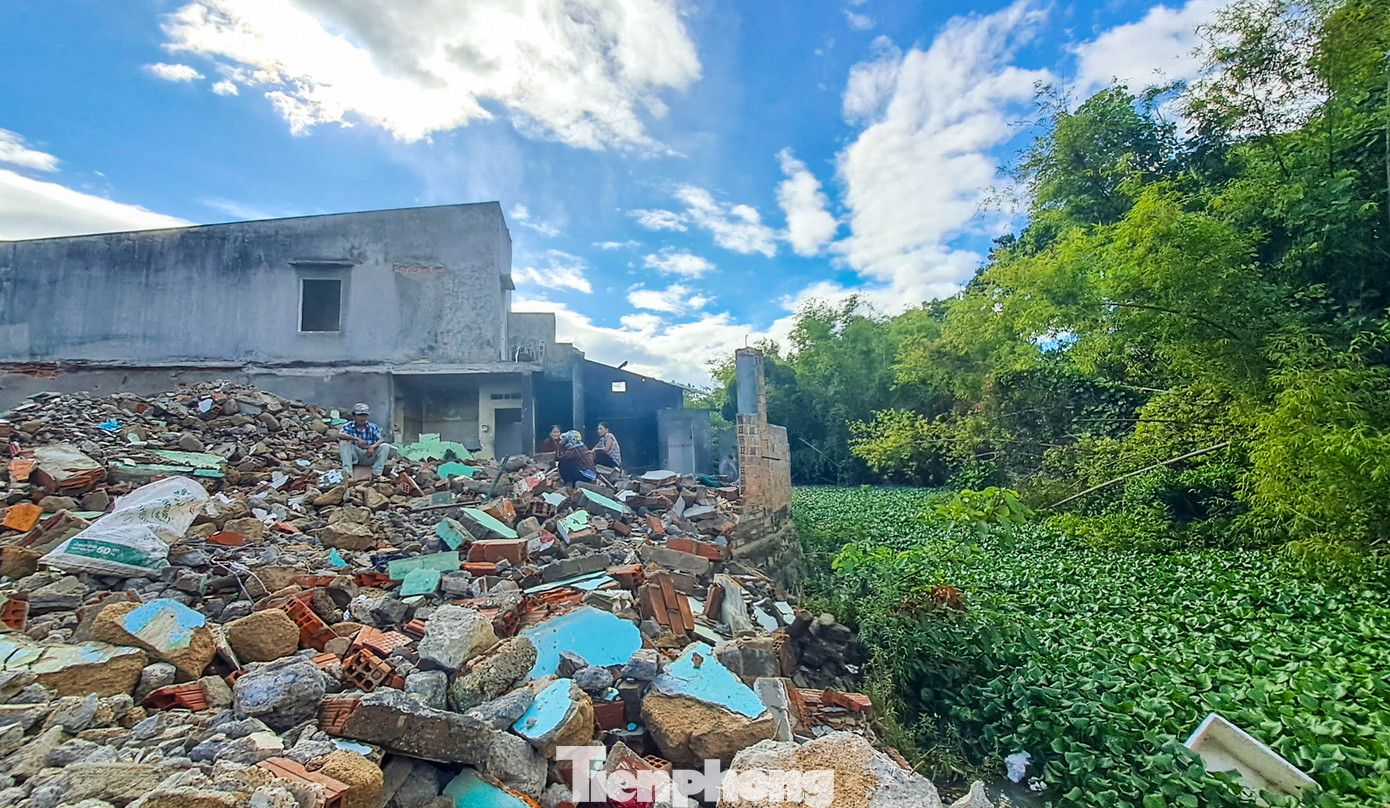 Công tác GPMB đang được triển khai. Ảnh: Trương Định Công tác GPMB đang được triển khai. Ảnh: Trương Định