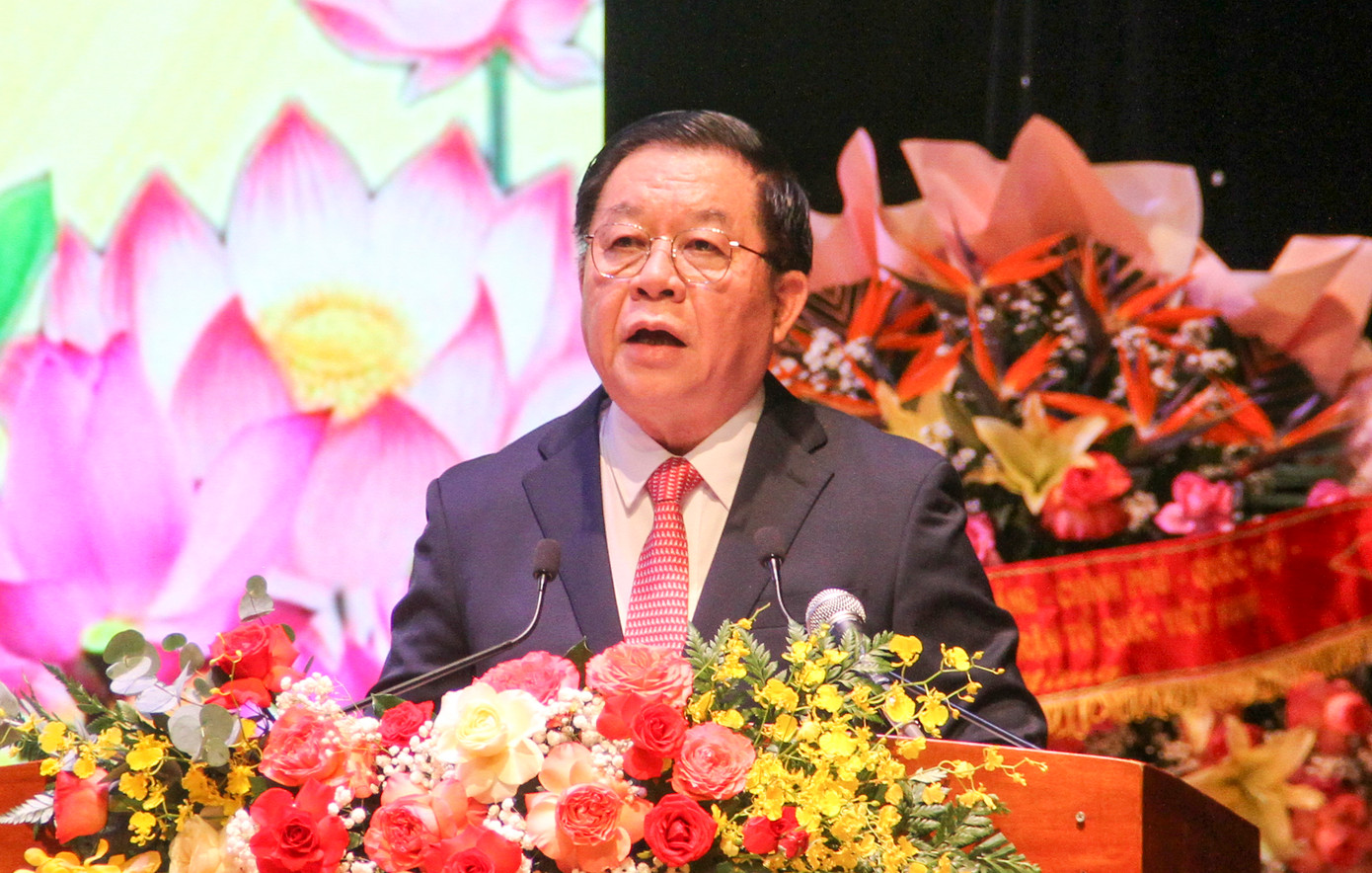 Ủy viên Bộ Chính trị, Bí thư Trung ương Đảng, Trưởng Ban Tuyên giáo và Dân vận Trung ương Nguyễn Trọng Nghĩa. Ảnh: Trương Định Ủy viên Bộ Chính trị, Bí thư Trung ương Đảng, Trưởng Ban Tuyên giáo và Dân vận Trung ương Nguyễn Trọng Nghĩa. Ảnh: Trương Định