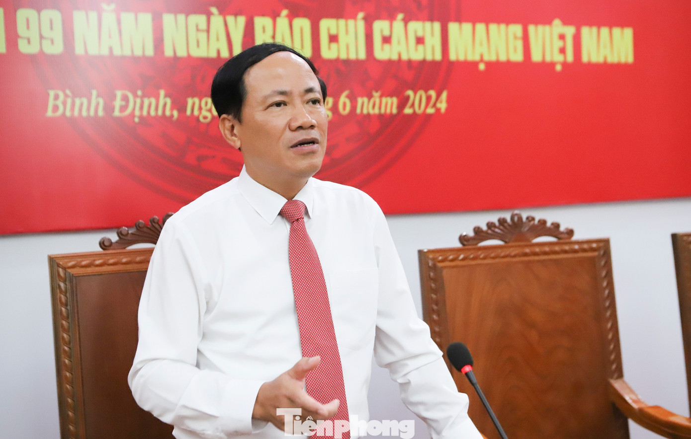 Chủ tịch UBND tỉnh Bình Định Phạm Anh Tuấn. Ảnh: Trương Định