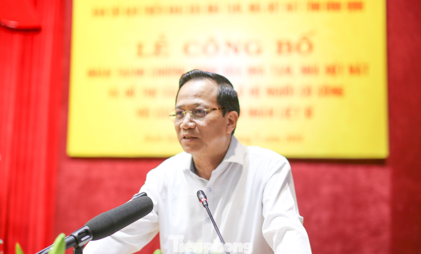 Ông Đào Ngọc Dung - Bộ trưởng Bộ Dân tộc và Tôn giáo phát biểu. Ảnh: Trương Định