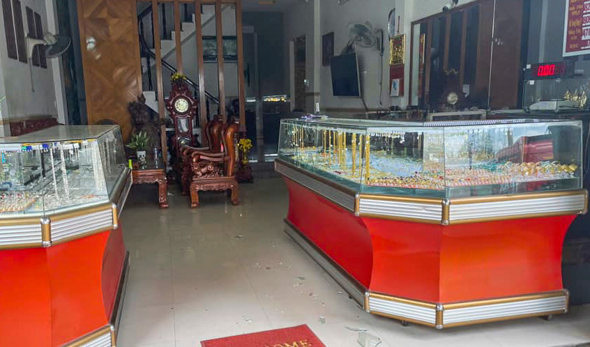 Hiện trường nơi xảy ra vụ việc. Ảnh: Công an Tuy Phước Hiện trường nơi xảy ra vụ việc. Ảnh: Công an Tuy Phước