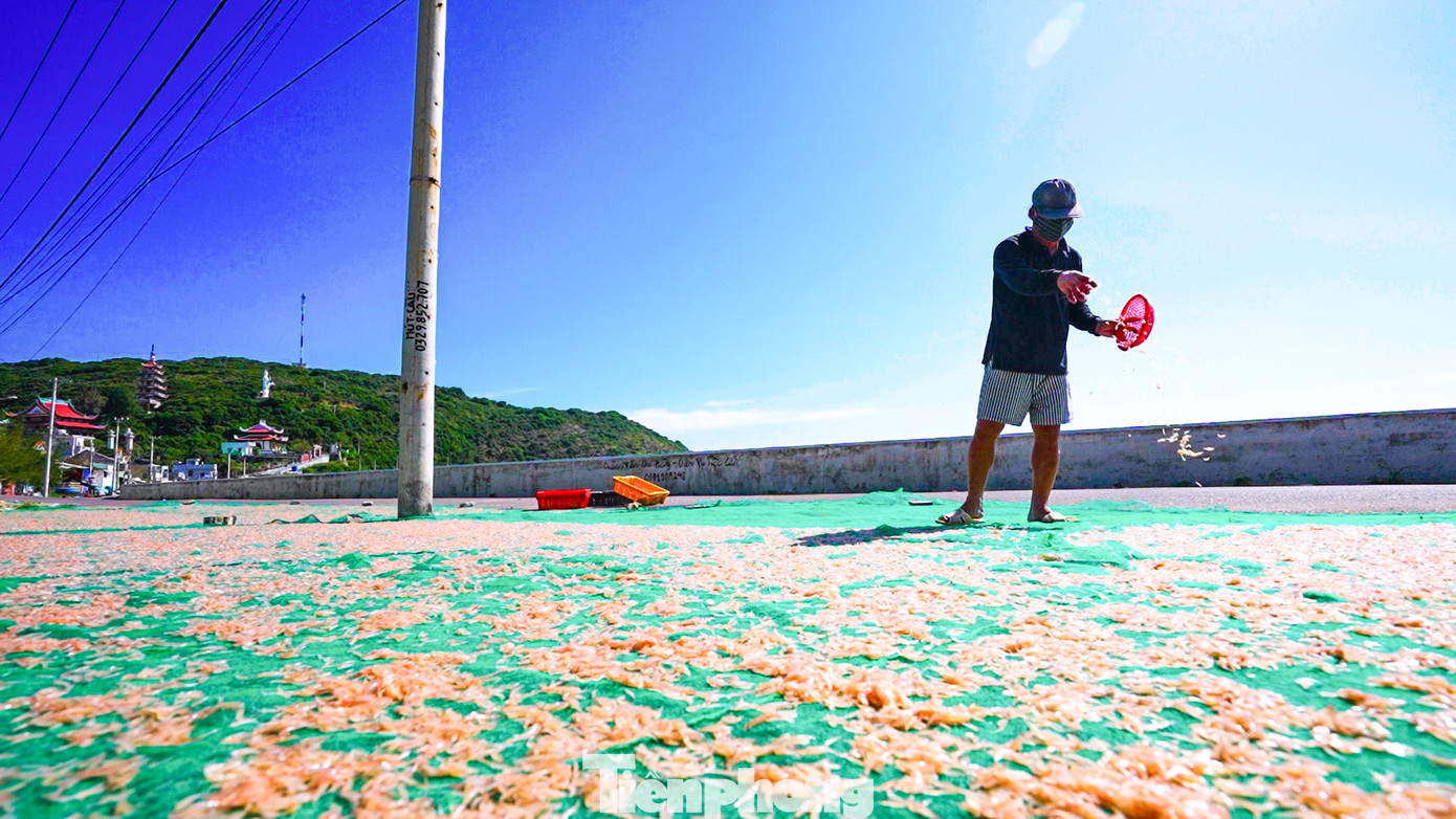 Ngoài bán tươi, ruốc còn được người dân phơi khô để bán hoặc chế biến thành các sản phẩm khác.