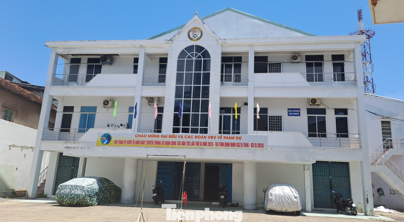 Nhà thi đấu thuộc Trung tâm huấn luyện và thi đấu thể thao tỉnh Bình Định. Ảnh: Trương Định