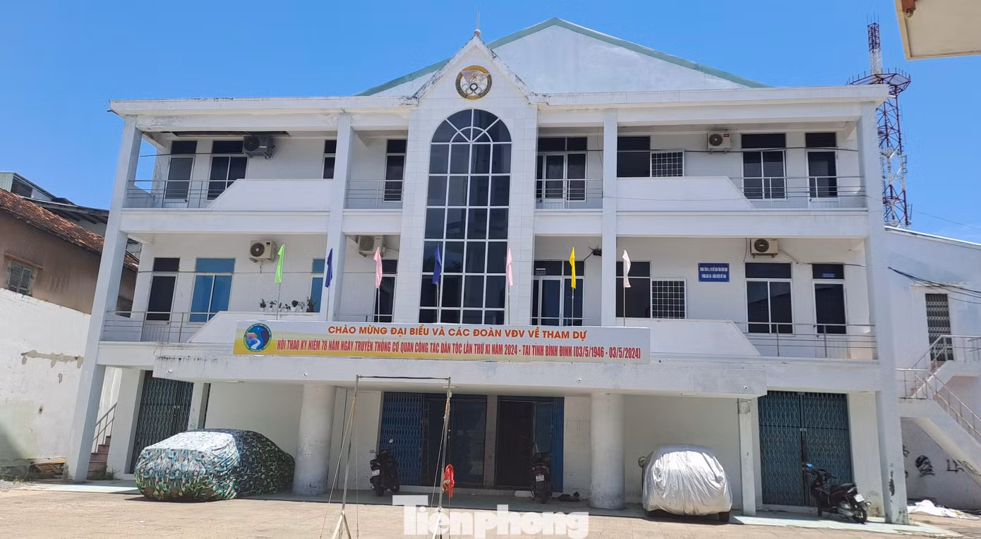 Nhà thi đấu thuộc Trung tâm huấn luyện và thi đấu thể thao tỉnh Bình Định. Ảnh: Trương Định