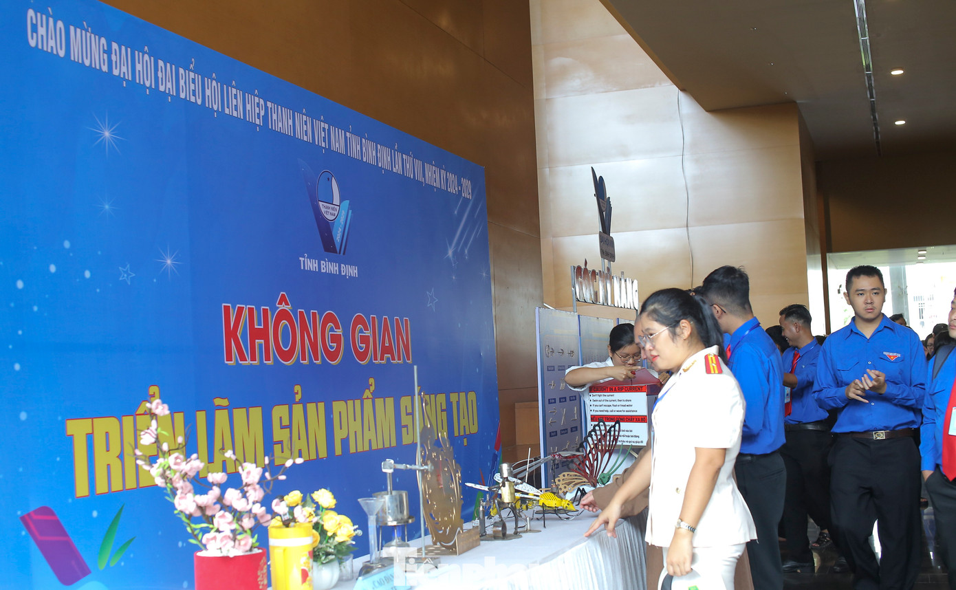 Các đại biểu tham quan không gian triển lãm tại đại hội. Ảnh: Trương Định