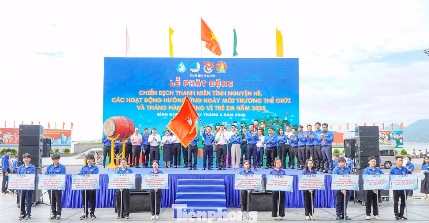 Tỉnh Đoàn Bình Định phát động Chiến dịch “Thanh niên tình nguyện hè” đặt ra 11 chỉ tiêu trọng tâm.