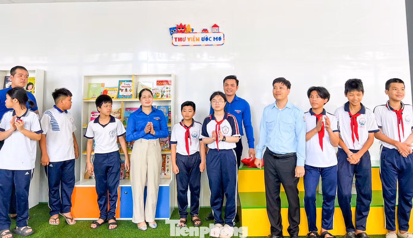Khánh thành công trình “Thư viện ước mơ”.