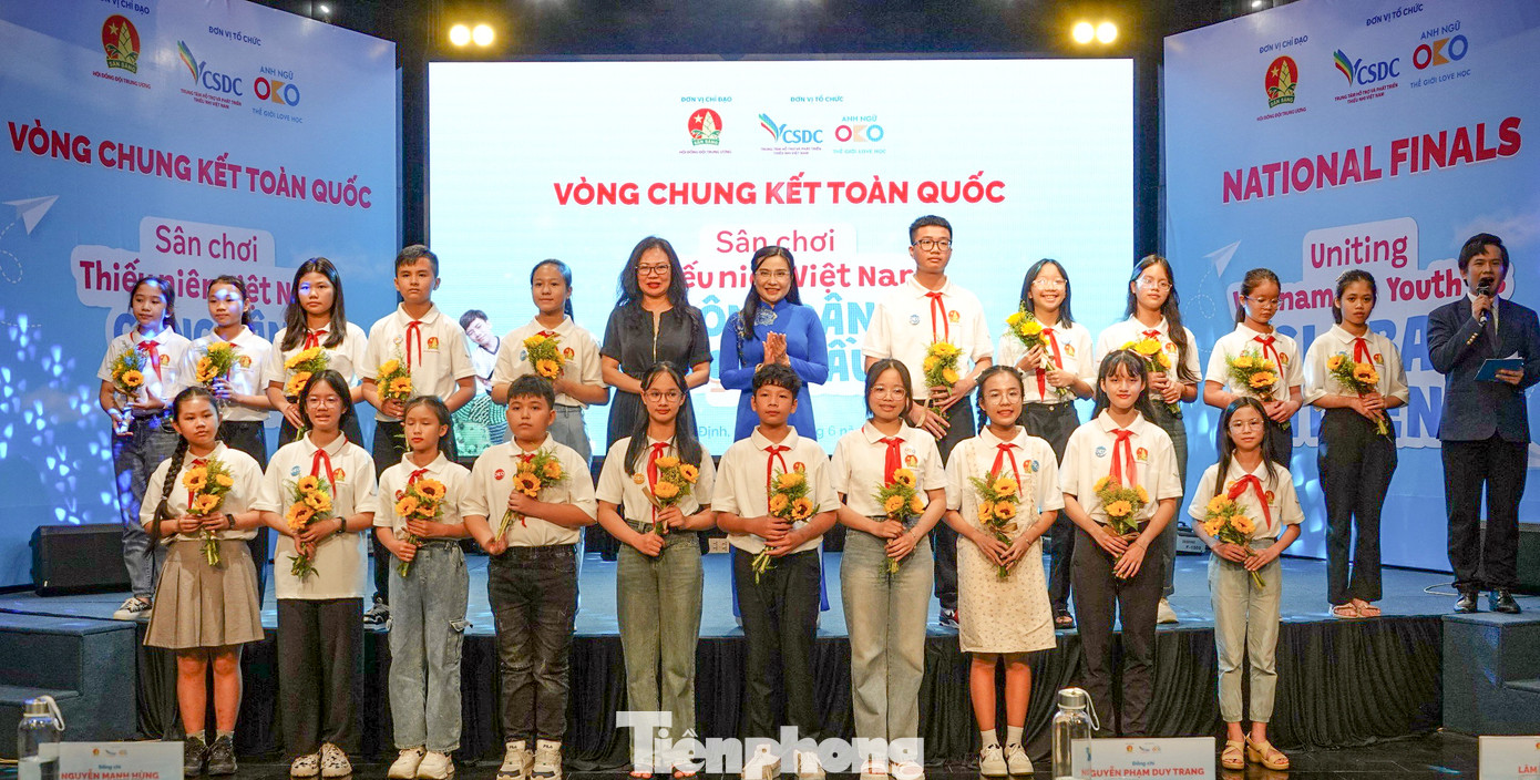 Chung kết sân chơi "Thiếu niên Việt Nam - Công dân toàn cầu" năm 2024. Ảnh: Trương Định Chung kết sân chơi "Thiếu niên Việt Nam - Công dân toàn cầu" năm 2024. Ảnh: Trương Định