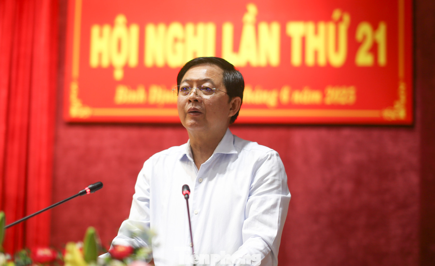 Bí thư Tỉnh ủy Bình Định Hồ Quốc Dũng. Ảnh: Trương Định