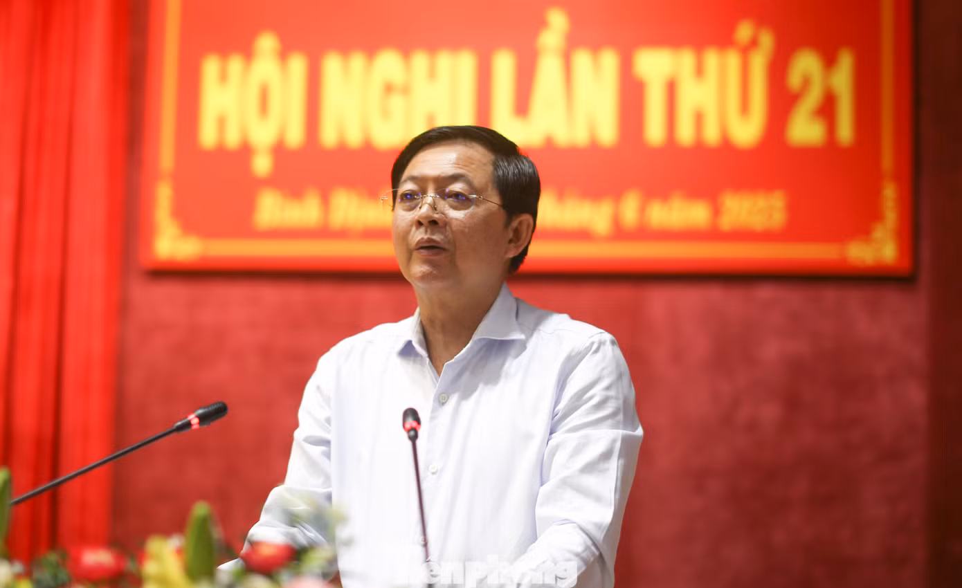 Bí thư Tỉnh ủy Bình Định Hồ Quốc Dũng. Ảnh: Trương Định Bí thư Tỉnh ủy Bình Định Hồ Quốc Dũng. Ảnh: Trương Định
