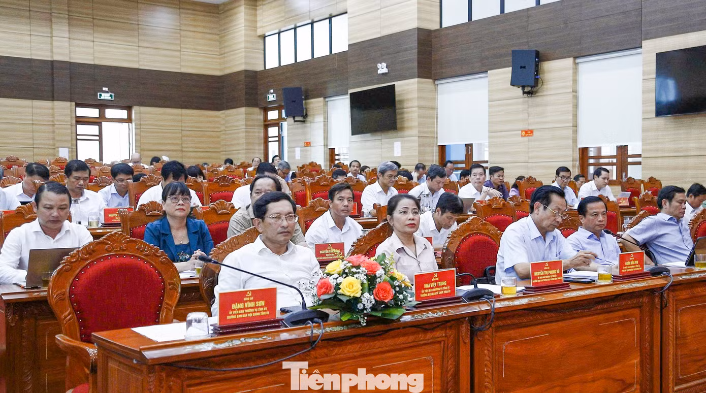Các đại biểu tham dự hội nghị. Ảnh: Trương Định Các đại biểu tham dự hội nghị. Ảnh: Trương Định